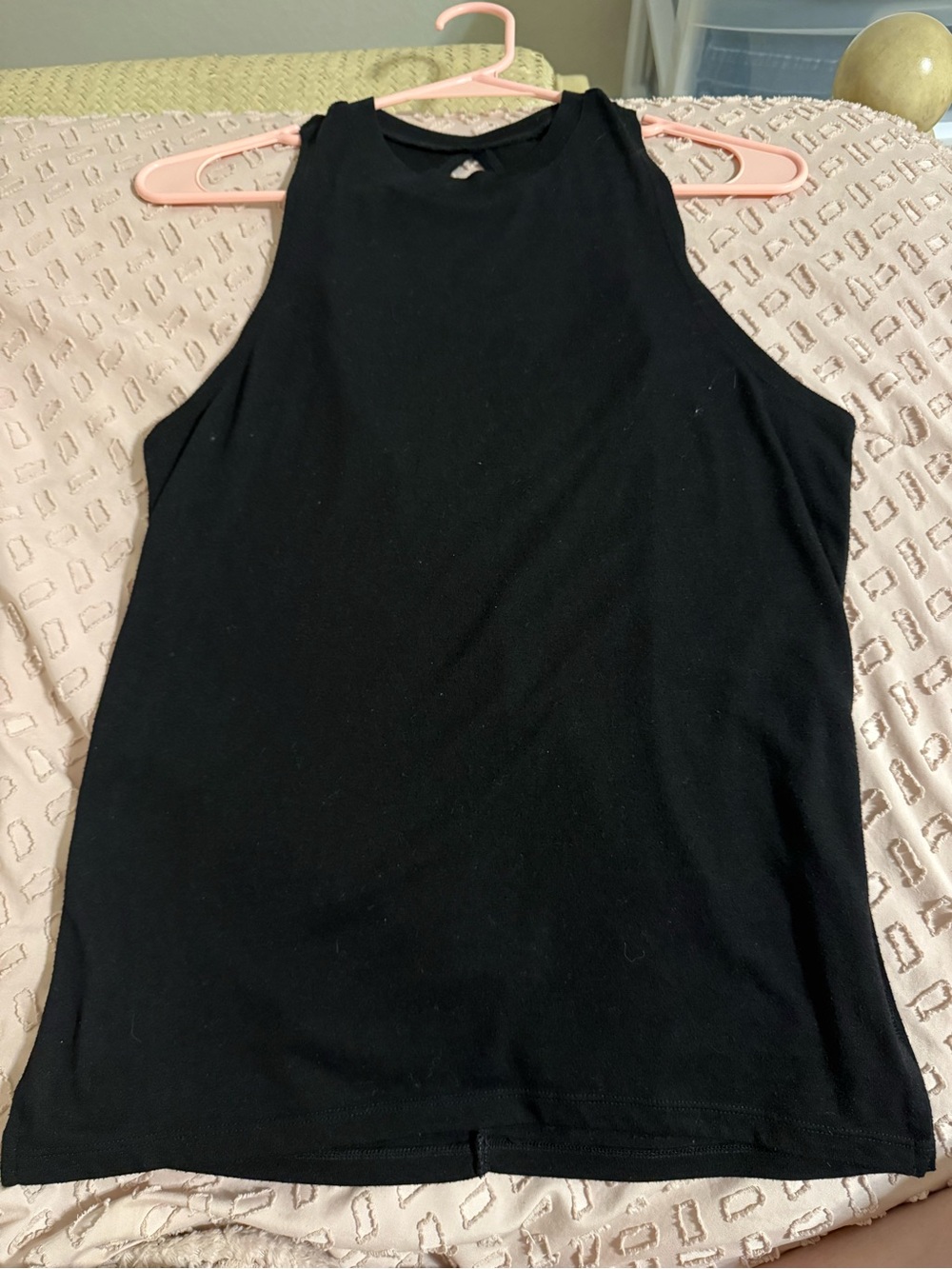 Aeropostale Black High-Neck Sleeveless Tank
